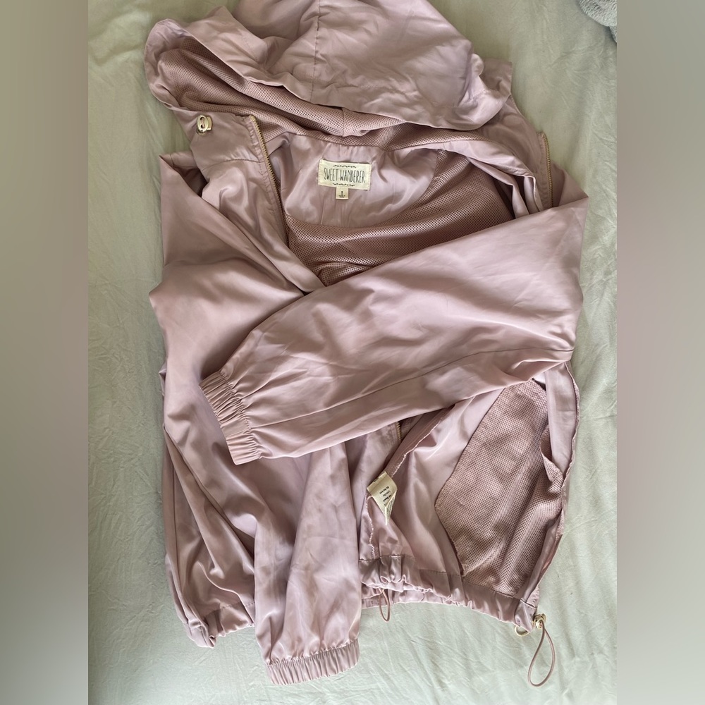 Dusty Pink Wind Breaker